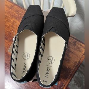 Toms Alpargata black Brand new with tags